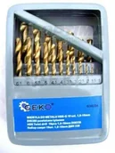 Wiertła - Geko Zestaw wierteł do metalu 19szt 1-10mm G38234 - miniaturka - grafika 1