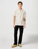 Koszule damskie - MESKA KOSZULA WRANGLER SS W RESORT SHIRT NATURAL STRIPE 112362750 - Wrangler - miniaturka - grafika 1