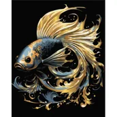 Malowanie po numerach - Malowanie po numerach BRUSHME 40x50 cm Magiczna Ryba - miniaturka - grafika 1