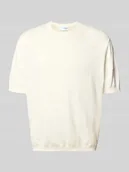 Koszulki męskie - Bluzka z dzianiny o kroju regular fit z mieszanki bawełny i lnu model ‘BERG SUN’ - miniaturka - grafika 1