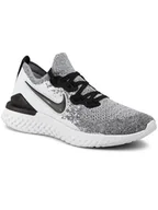 Buty sportowe damskie - Nike Epic React Flyknit 2 BQ8927-102 szary - miniaturka - grafika 1