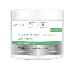 Bielenda Professional Antioxidant Algae Face Mask With Matcha antyrodnikowa maska algowa z Matchą 200g 57102-uniw - Maseczki do twarzy - miniaturka - grafika 1