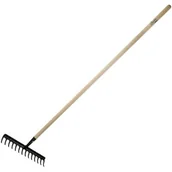 Grabie i motyki - Dedra Grabie Wzmocnione 14 Z. Trz Drewniany 80C051 - miniaturka - grafika 1