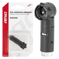 Inne akcesoria audio-wideo - Adapter antenowy redukcja wtyk din iso kątowy amio-03967 - miniaturka - grafika 1
