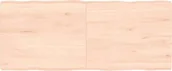 Pozostałe meble ogrodowe - vidaXL Blat stołu, 120x50x6 cm, surowy, lity dąb z naturalną krawędzią - miniaturka - grafika 1