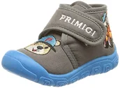 Buty dla chłopców - Primigi Chłopięce buty dziecięce Slipper, ciemnoszary (Dark Grey), 20 EU - miniaturka - grafika 1