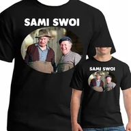 Koszulki męskie - Koszulka Filmowa Sami Swoi Polska M 3083 Czarna - miniaturka - grafika 1