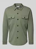 Koszule męskie - Koszula casualowa z listwą guzikową model ‘NEWKODYL’ - miniaturka - grafika 1