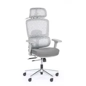 Fotele i krzesła biurowe - Krzesło biurowe TERRY, szary - miniaturka - grafika 1