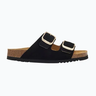 Klapki damskie Scholl Josephine Suede black - Klapki i japonki damskie - miniaturka - grafika 1