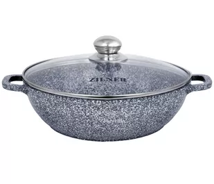 GARNEK MARMUROWY WOK 3.3L / 28cm ZILNER ZL-7069 - Woki - miniaturka - grafika 1