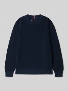 Sweter z dzianiny o kroju regular fit z czystej bawełny - Swetry dla chłopców - miniaturka - grafika 1