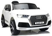 Pojazdy elektryczne dla dzieci - LEANToys   Auto Na Akumulator Audi Q7 S Białe - miniaturka - grafika 1