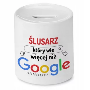 Skarbonka Dla Ślusarza na Urodziny na Prezent z Nadrukiem ze Zdjęciem - Skarbonki - miniaturka - grafika 1