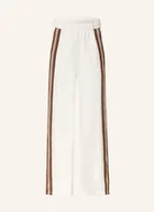 Moda i Uroda OUTLET - 10days Spodnie W Stylu Dresowym Z Lampasami weiss - miniaturka - grafika 1