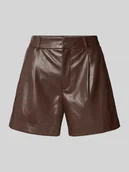 Spodenki damskie - Szorty o kroju regular fit z imitacji skóry model ‘SMOOTH’ - miniaturka - grafika 1