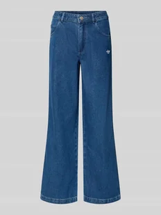 Jeansy o luźnym kroju z wyhaftowanym logo - Spodnie damskie Jeansy o luźnym kroju z wyhaftowanym logo - Spodnie damskie - miniaturka - grafika 1