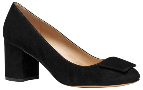 Geox Damski D VIRNILISA 65 czółenka, czarny, rozmiar 37 EU, czarny, 37 EU