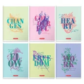 Zeszyty szkolne - Herlitz Zeszyt A5 Nature Motivation mix kratka 60 kartek - miniaturka - grafika 1