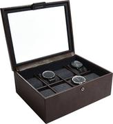 Akcesoria do zegarków - Pudełko na zegarki Stackers ośmiokomorowe brązowe - miniaturka - grafika 1