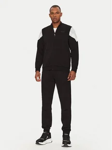 EA7 Emporio Armani Dres 7M000268 AF12451 UC001 Czarny Regular Fit - Dresy męskie - miniaturka - grafika 1