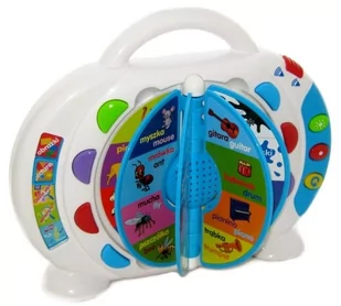 Smily Edukacyjna Książeczka Dwujęzyczna 2267 - Zabawki interaktywne dla dzieci - miniaturka - grafika 1