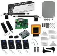 Zestawy do bram - FAAC Zestaw ALFA 414 do 3 m + Lampa XLED + 4 Piloty - miniaturka - grafika 1