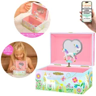 Karuzele dla niemowląt - Pudełko na biżuterię z Jednorożcem i melodią Urocza pozytywka dla dzieci – prezent pełen magii i wspomnień + EBOOK-1 - miniaturka - grafika 1