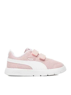Puma Sneakersy COURTFLEX V3 MESH INF 39808603 Różowy - Buty dla dziewczynek - miniaturka - grafika 1