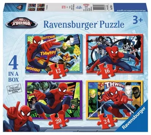 Ravensburger Znane Ultimate Spider-Man 4 in a Box Jigsaw Puzzles - Puzzle - miniaturka - grafika 2