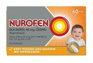 Leki przeciwbólowe - Boots Healthcare Nurofen dla dzieci 60mg 10 szt. - miniaturka - grafika 1