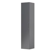 Szafki łazienkowe - Słupek łazienkowy Oristo Geo 35x165x35 cm grafit mat KI01-SB1D-35-6 - miniaturka - grafika 1