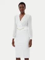 Sukienki - Rinascimento Sukienka koktajlowa CFC0123289003 Biały Regular Fit - miniaturka - grafika 1