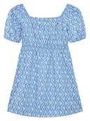 Sukienki i spódniczki dla dziewczynek - Tommy Hilfiger Sukienka letnia KG0KG08473 D Niebieski Regular Fit - miniaturka - grafika 1