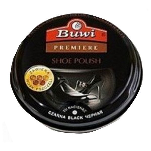 Pasta do obuwia BUWI, czarna, 40 ml
