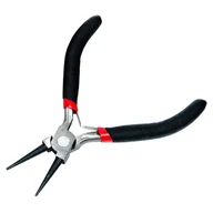 Biżuteria - akcesoria - Narzędzia jubilerskie SZCZYPCE okrągłe do robienia biżuterii 125mm 1szt. czarne - miniaturka - grafika 1