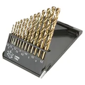 Wiertła - GRAPHITE Wiertło do metalu HSS-TiN 1,5 - 6,5 mm, zestaw 13 sztuk - miniaturka - grafika 1