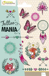 tatuaże tattoo mania bohemian - Zabawki kreatywne - miniaturka - grafika 1