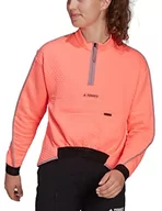 Bluzy damskie - adidas Bluza damska W Utilitas Fz F, czerwona, S - miniaturka - grafika 1