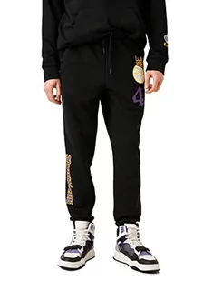 Koton Męskie spodnie dresowe z nadrukiem, czarny (999), XXL - Spodenki męskie - miniaturka - grafika 1