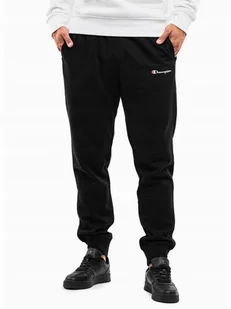 SPODNIE męskie dresowe CHAMPION 220296-KK001 dresy sportowe czarne XXL - Spodnie męskie - miniaturka - grafika 1