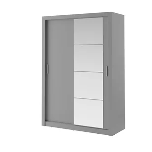 Minio, szafa, szafa z drzwiami przesuwnymi, "ARTI 4", 150 cm, kolor szary - Szafy - miniaturka - grafika 1