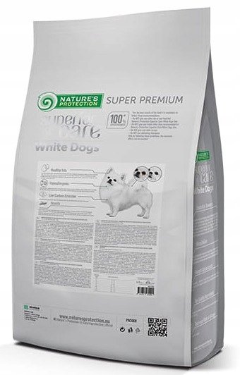 Sucha karma dla psów Nature's Protection Superior Care White Dogs Grain Free Insects Adult Small and Mini Breeds z insektami 10 kg