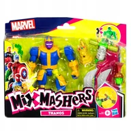 Figurki dla dzieci - MixMashers Marvel Thanos Deluxe figurka 12 cm twórz bohatera Hasbro F9271 - miniaturka - grafika 1