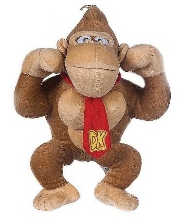 SUPER MARIO BAJKA MASKOTKA DONKEY KONG PLUSZAK GORYL - 25cm