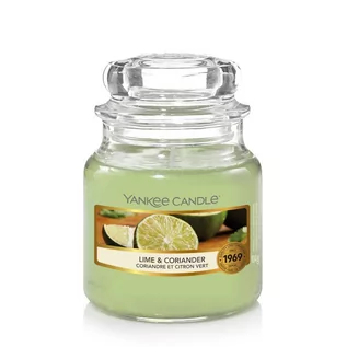 Świece - Yankee Candle Świeca Zapachowa Lime & Coriander, Słoik Mały 1629272E - grafika 1