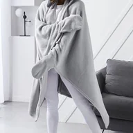 Koce - Koc Z Rękawami I Kapturem, Essential, Uniwersalny Rozmiar, 115 X 165 Cm - miniaturka - grafika 1