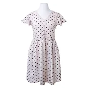 Piżamy ciążowe - EWA 978602 LINDA Koszula ciążowa w seruszka beż XXL - miniaturka - grafika 1