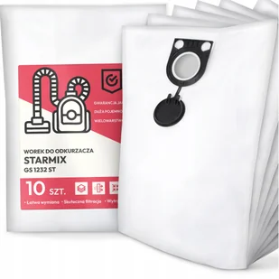 10x Worek do Odkurzacza Starmix Gs 1232 St Syntetyczny Tekstylny Worki G9 - Worki do odkurzaczy - miniaturka - grafika 1