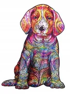 Puzzle - PUZZLE DREWNIANE DLA DOROSŁYCH PREZENT PIESEK A3 - miniaturka - grafika 1